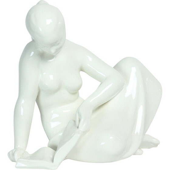 Image 1 of Vintage white porcelain sculpture for Jihokera, 1960