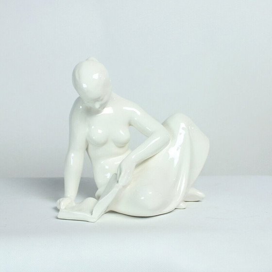 Image 1 of Vintage white porcelain sculpture for Jihokera, 1960
