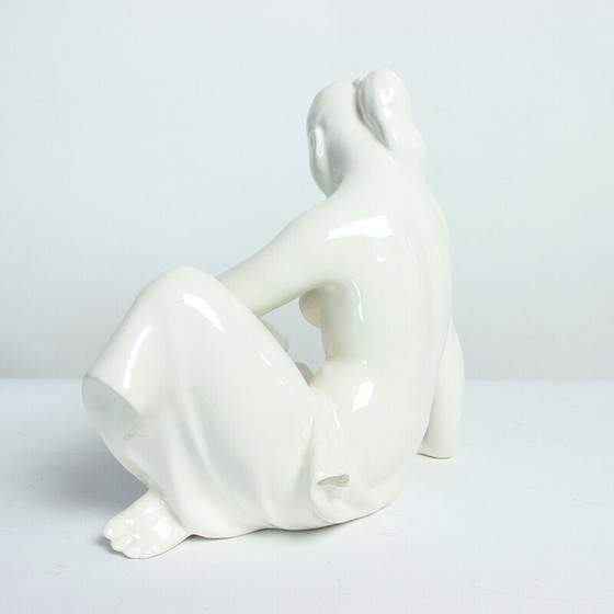 Image 1 of Vintage white porcelain sculpture for Jihokera, 1960
