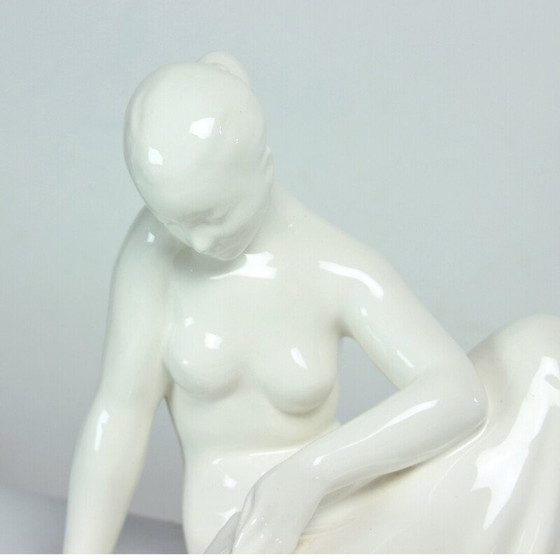 Image 1 of Vintage white porcelain sculpture for Jihokera, 1960