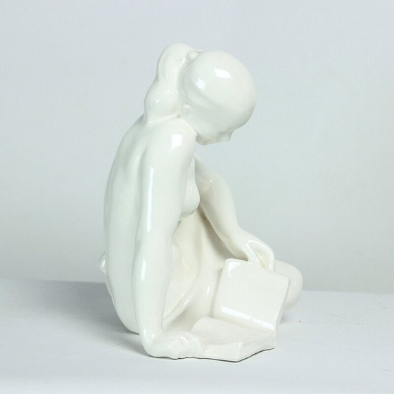 Image 1 of Vintage white porcelain sculpture for Jihokera, 1960
