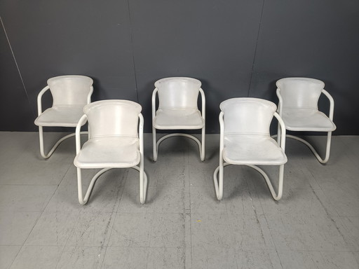 Vintage Dining Chairs By Metaform, Set Of 5 - 1970S