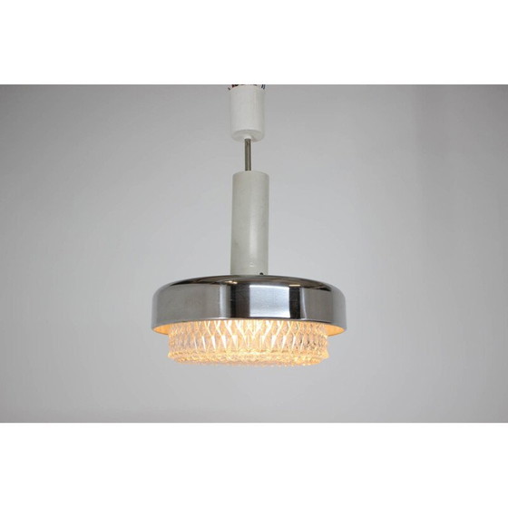 Image 1 of Lampada a sospensione vintage cromata di Kamenicky Senov, 1970