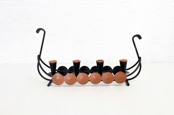 Image 1 of Chandelier scandinave "Drakkar