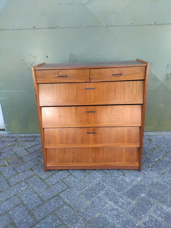 Image 1 of Mid century furniture schoenkastje.