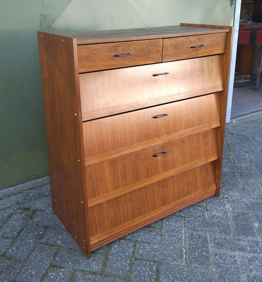 Mid century furniture schoenkastje.