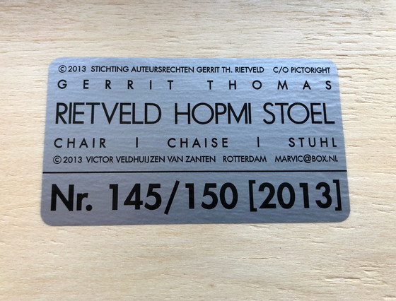 Image 1 of Chaise Gerrit Rietveld Hopmi