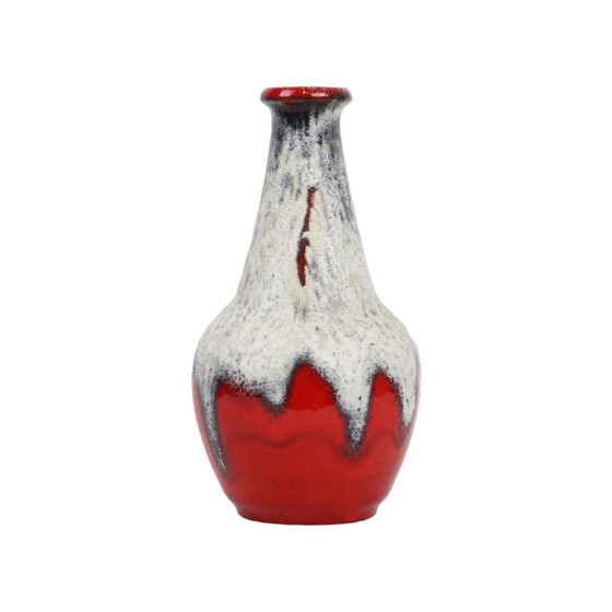 Image 1 of Red Fat Lava Design Vase Bay