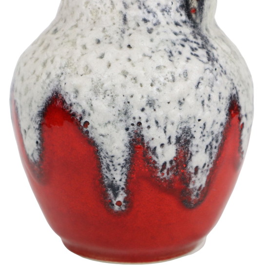 Image 1 of Red Fat Lava Design Vase Bay