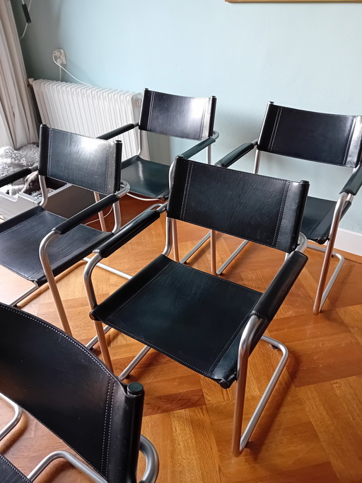 6 X Matteo Grassi Tube Chairs