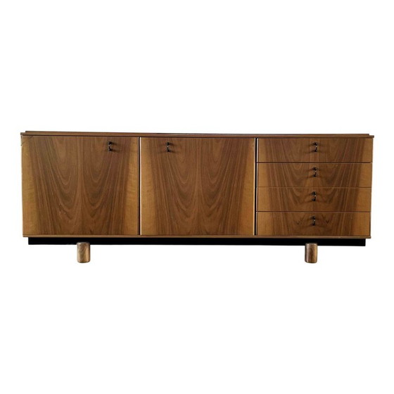 Image 1 of Vintage Ovunque walnut sideboard  by Gianfranco Frattini for Bernini, Italy 1963