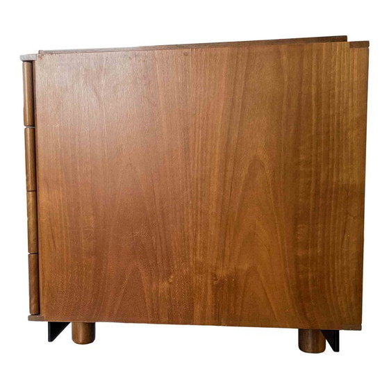 Image 1 of Vintage Ovunque walnut sideboard  by Gianfranco Frattini for Bernini, Italy 1963
