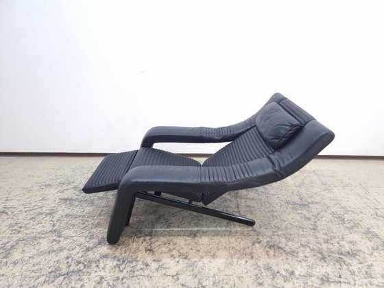 Image 1 of Brunati Kilkis Fauteuil Lounge Fauteuil en cuir véritable Fauteuil design Chaise fonction bascule