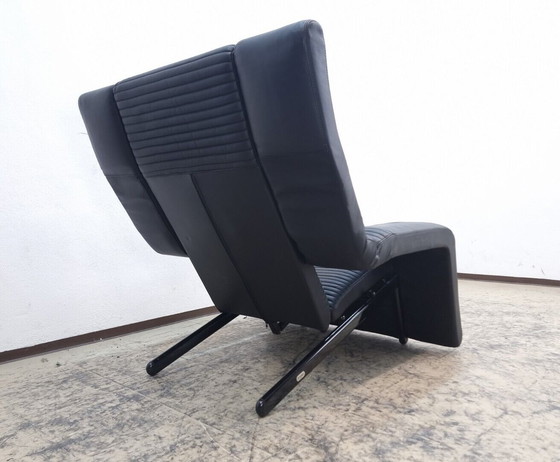 Image 1 of Brunati Kilkis Fauteuil Lounge Fauteuil en cuir véritable Fauteuil design Chaise fonction bascule