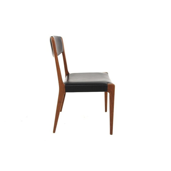 Image 1 of Sedia vintage in teak e skai, Svezia 1960