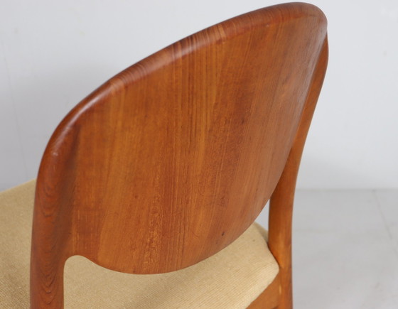 Image 1 of 4x teak dining chairs, Denmark, 1970s