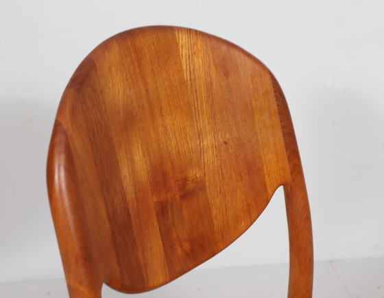 Image 1 of 4x teak dining chairs, Denmark, 1970s