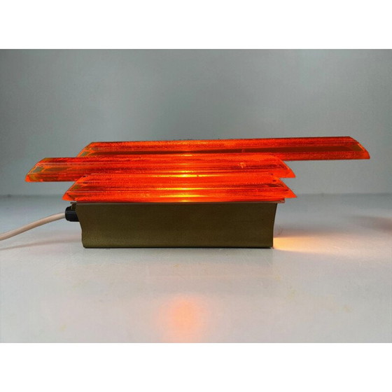 Image 1 of Pair of vintage vintage Brutalist Danish wall lamps by Claus Bolby for Cebo Industri, 1970s