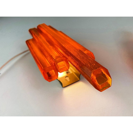 Image 1 of Pair of vintage vintage Brutalist Danish wall lamps by Claus Bolby for Cebo Industri, 1970s