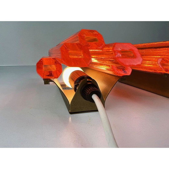 Image 1 of Pair of vintage vintage Brutalist Danish wall lamps by Claus Bolby for Cebo Industri, 1970s