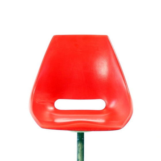 Image 1 of Vintage red chair by Miroslav Navratil for Vertex, 1960s