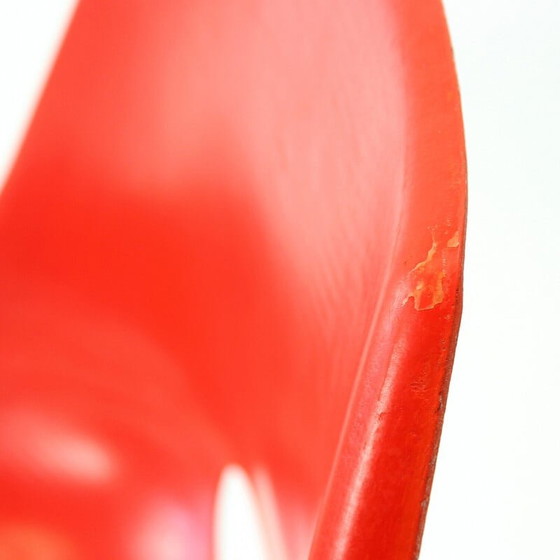 Image 1 of Vintage red chair by Miroslav Navratil for Vertex, 1960s