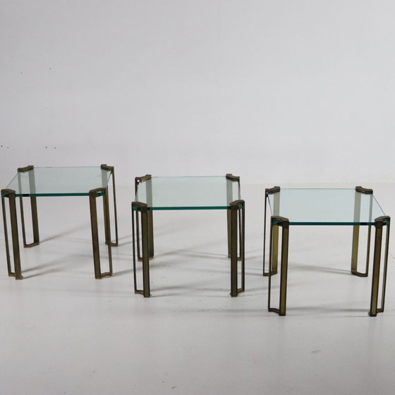 Image 1 of Peter Ghyczy T24 Pioneer brass side table(s)