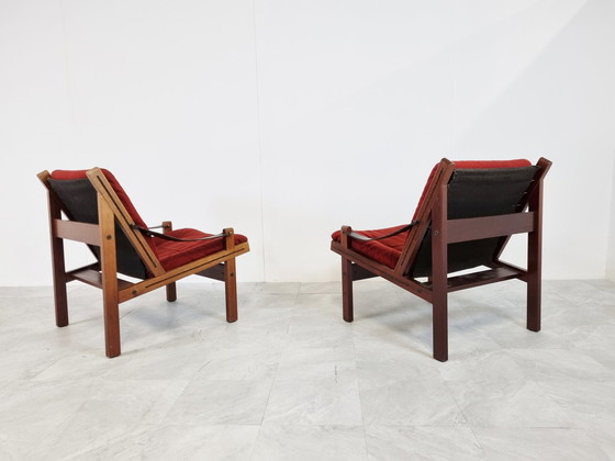 Image 1 of 2 Thorbjorn Afdal pair of Hunter chairs, 1960s