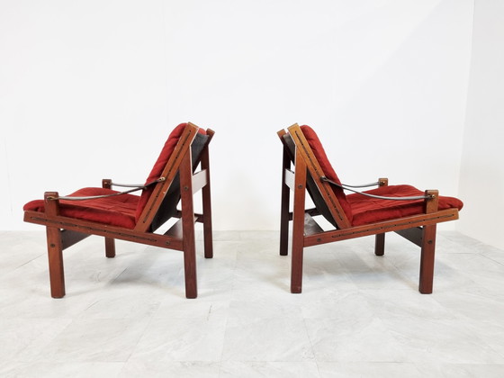 Image 1 of 2 Thorbjorn Afdal pair of Hunter chairs, 1960s