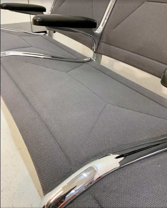 Image 1 of Herman Miller / Eames Tandem Sling Airport Banc-siège