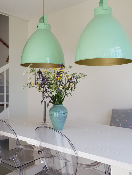 Jieldé Lamps, Dining Bench And Dining Table Design Depot Rotterdam And