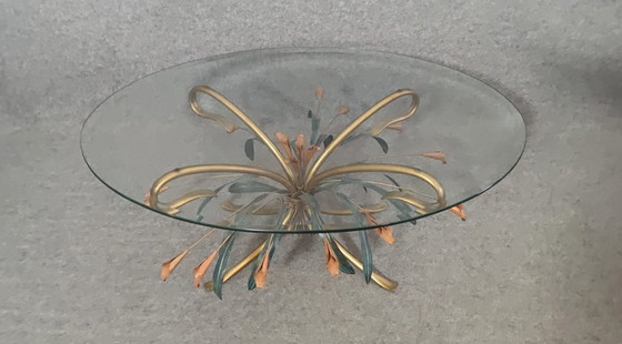 Image 1 of Florentine coffee table Hans Kögl Hollywood Regency 50s 60s table Mid - Century Design Loft Art Deco Vintage Retro