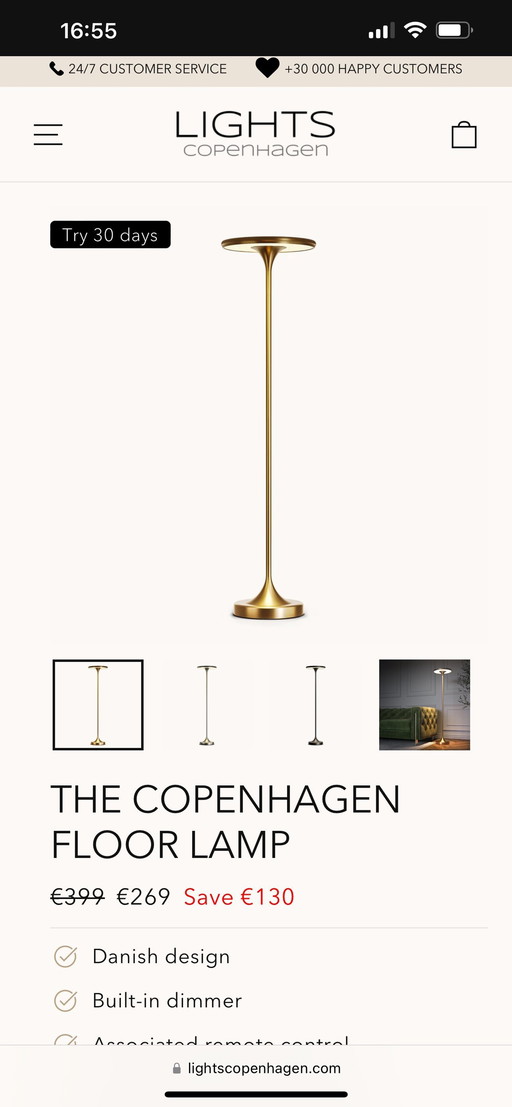 Copenhagen Lights Floor Lamp