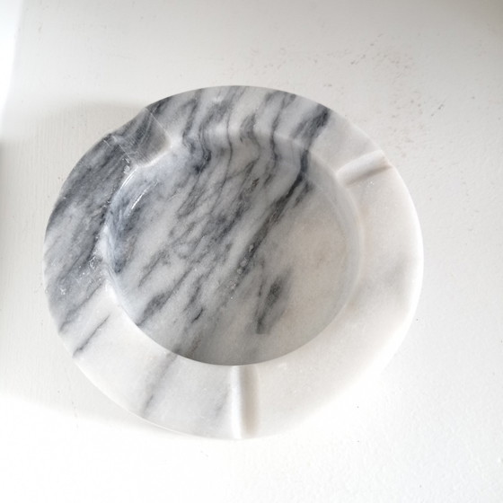 Image 1 of White Marble ashtray