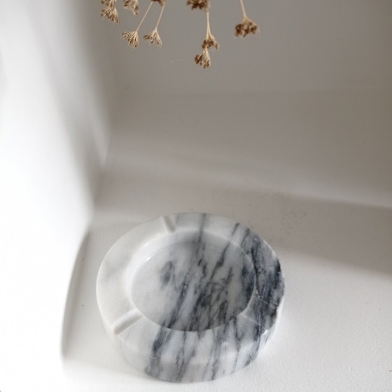 Image 1 of White Marble ashtray