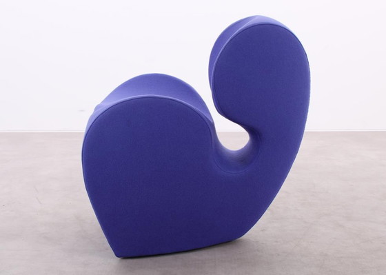 Image 1 of Fauteuil Moroso Soft Little Heavy violet bleu