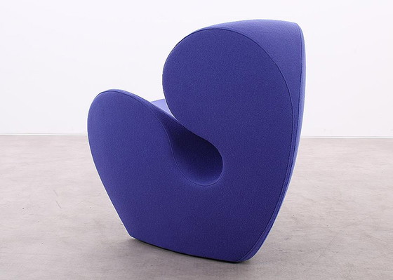 Image 1 of Fauteuil Moroso Soft Little Heavy violet bleu