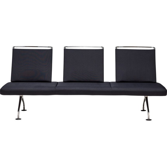 Image 1 of Chromed vintage three-seater sofa by Antonio Citterio for Vitra, 2003