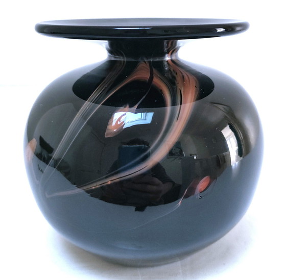 Image 1 of Vaso Bob Le Bleis in pasta di vetro moresca antica