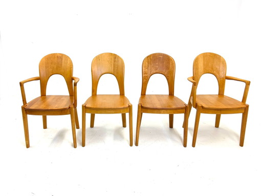 4x Chaises de salle à manger vintage Niels Koefoed