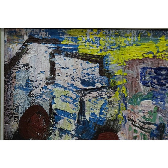 Image 1 of Swedish vintage painting by Gosta Falck, 1970s