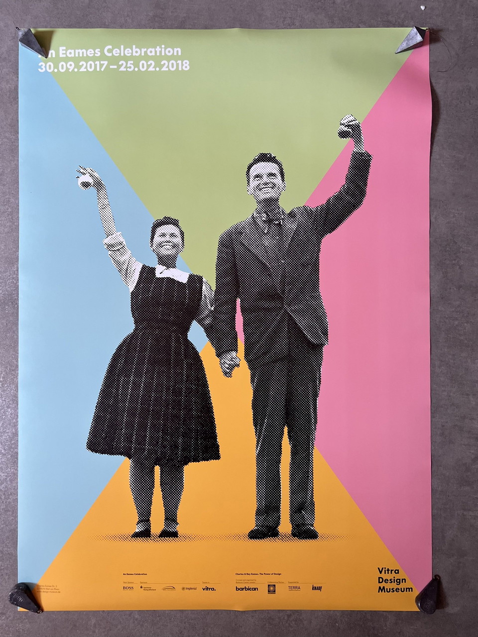 Poster Vitra Design Museum Charles Et Ray Eames 2017 Expo Exhibit