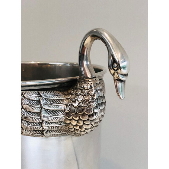 Image 1 of Vintage silver-plated champagne bucket by Christofle, 1940