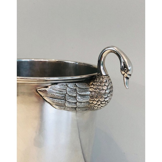 Image 1 of Vintage silver-plated champagne bucket by Christofle, 1940