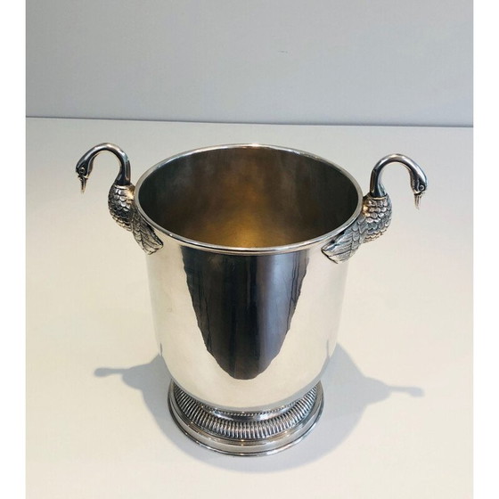 Image 1 of Vintage silver-plated champagne bucket by Christofle, 1940