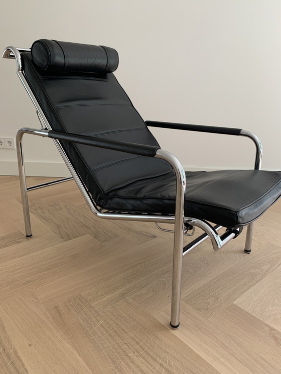 Image 1 of Iconic Genni Lounge Chair With Ottoman - Gabriele Mucchi - Zanotta