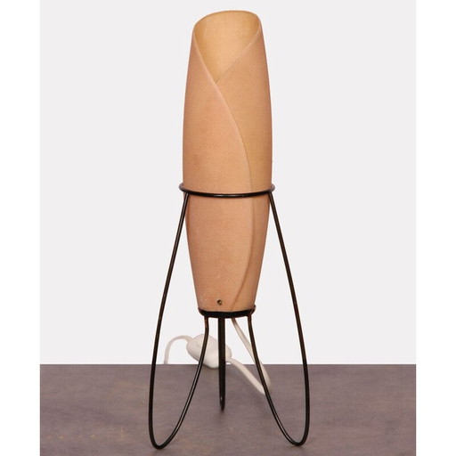 Lampada vintage in metallo e fibra di vetro di Pokrok Zilina, Cecoslovacchia 1960