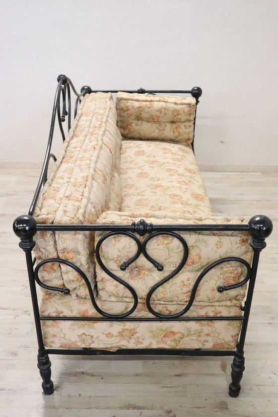 Image 1 of Antique Iron Sofa, Late 19Th Century