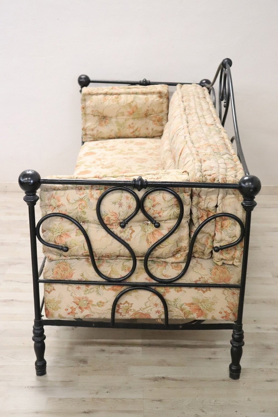 Image 1 of Antique Iron Sofa, Late 19Th Century