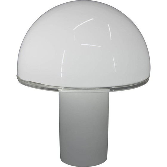 Image 1 of Lampada da tavolo vintage in vetro di Fontana Arte, Italia 2010